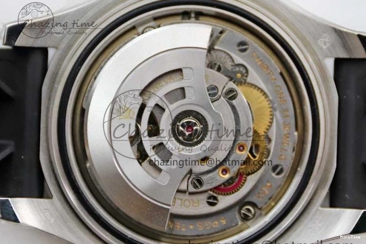 MiroTime 0328 Yacht-Master 42mm 226659 TWA 1:1 Best Edition 3D Black Ceramic Bezel on Oysterflex Strap VR Stretchable 2085